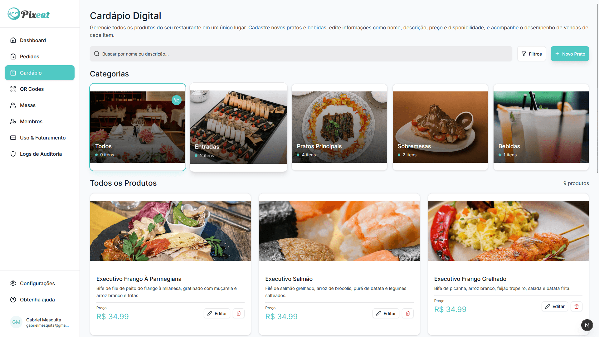 Cardápio Digital por QR Code